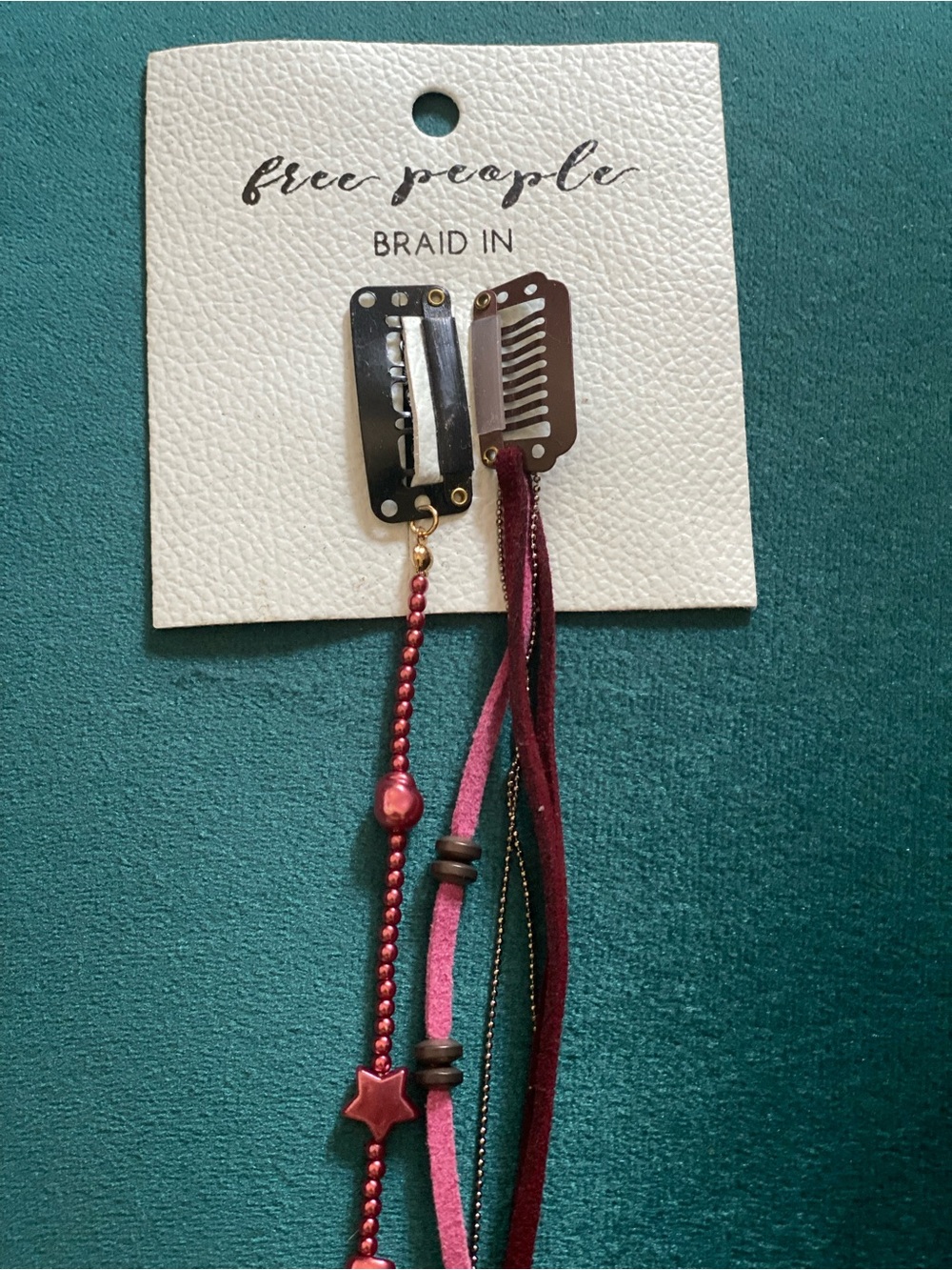 [Free People] Festival Braid In Hair Clips